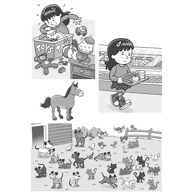 Gray tones activity book